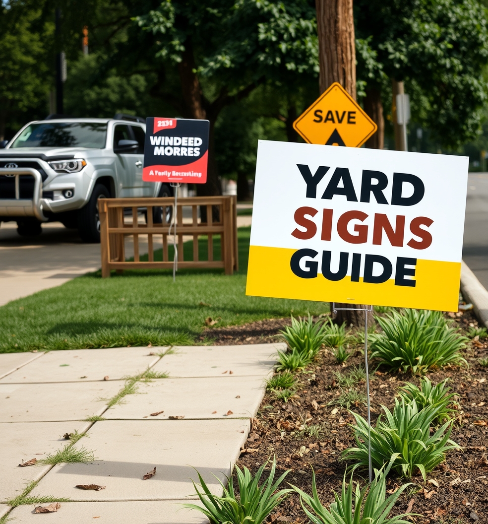 Corrugated Yard Signs Guide