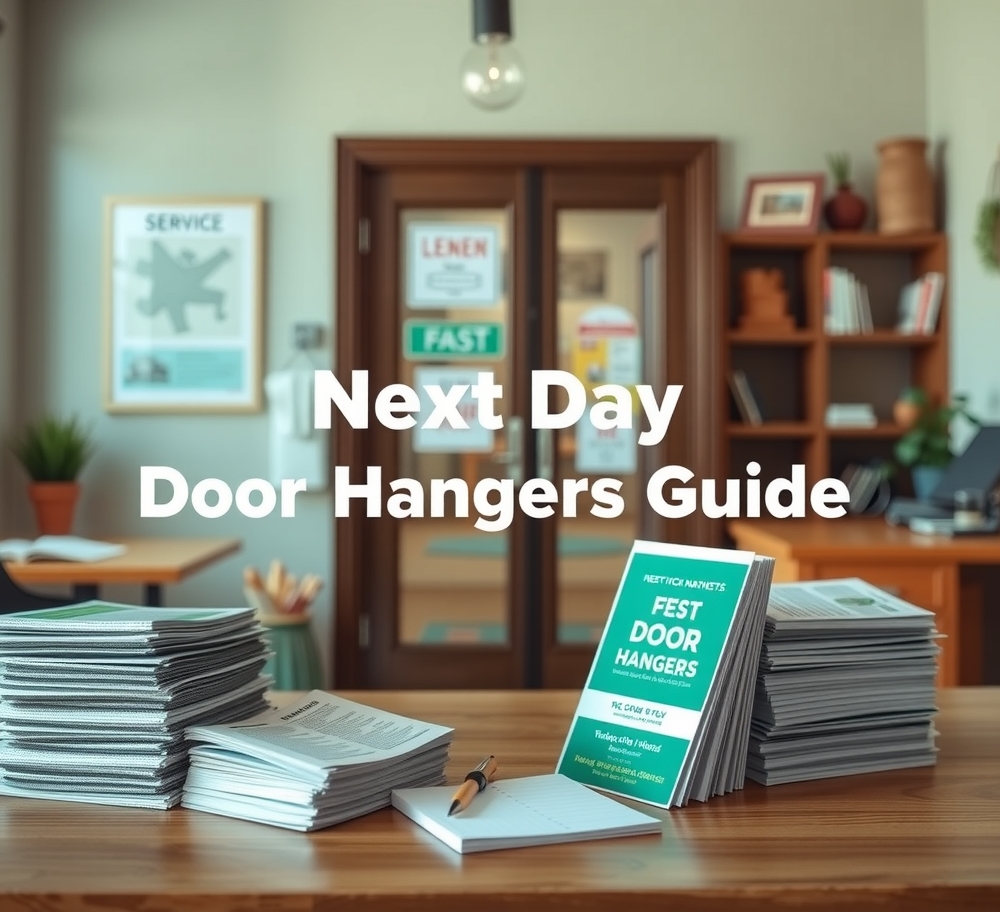 Quality check visual for Next Day Door Hangers Guide