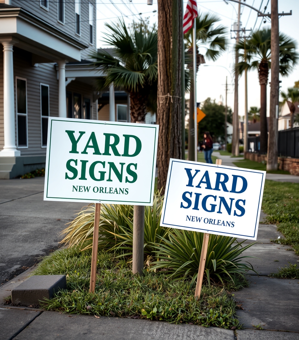 Yard Signs New Orleans Guide
