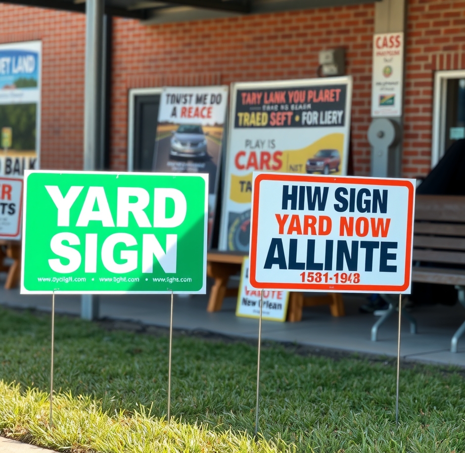 Evaluating the best Yard Signs New Orleans Guide environment