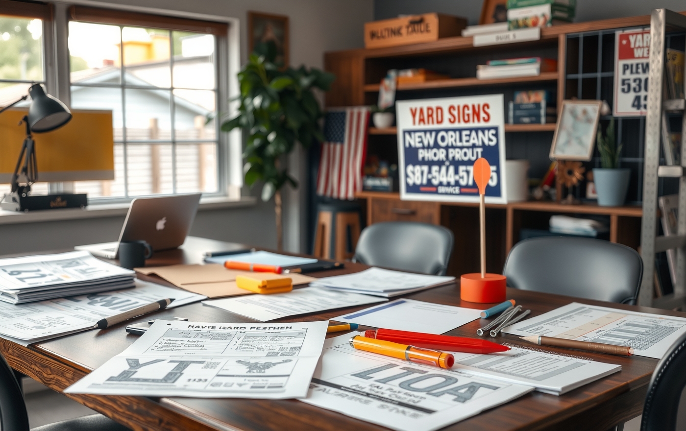 Preparation visual for Yard Signs New Orleans Guide