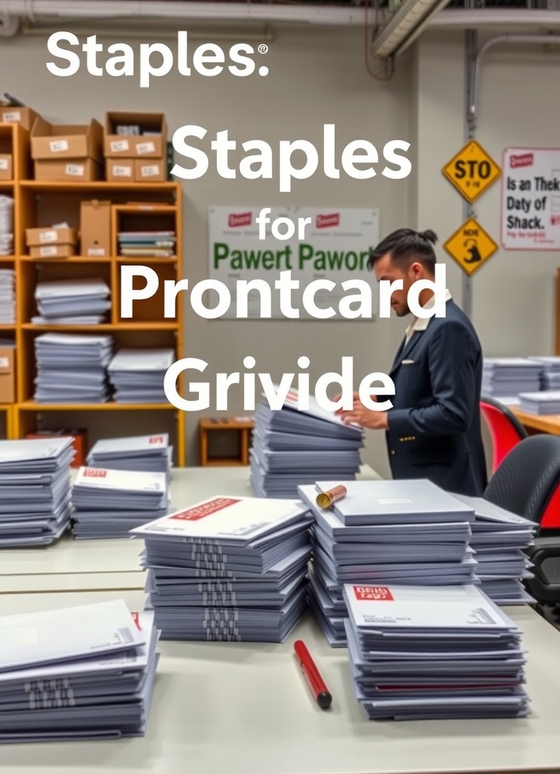 Staples Postcard Printing Guide
