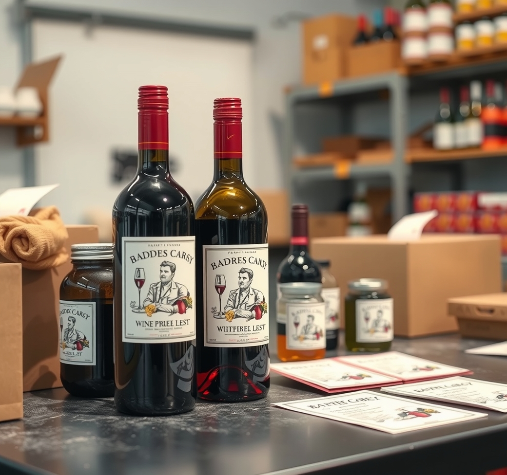 Cheap Custom Wine Labels Printing
