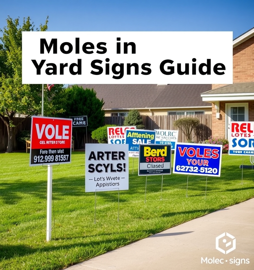 Evaluating the best Moles in Yard Signs Guide environment