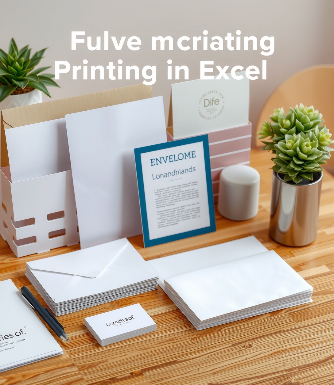 Evaluating the best Envelope Printing in Excel Guide environment