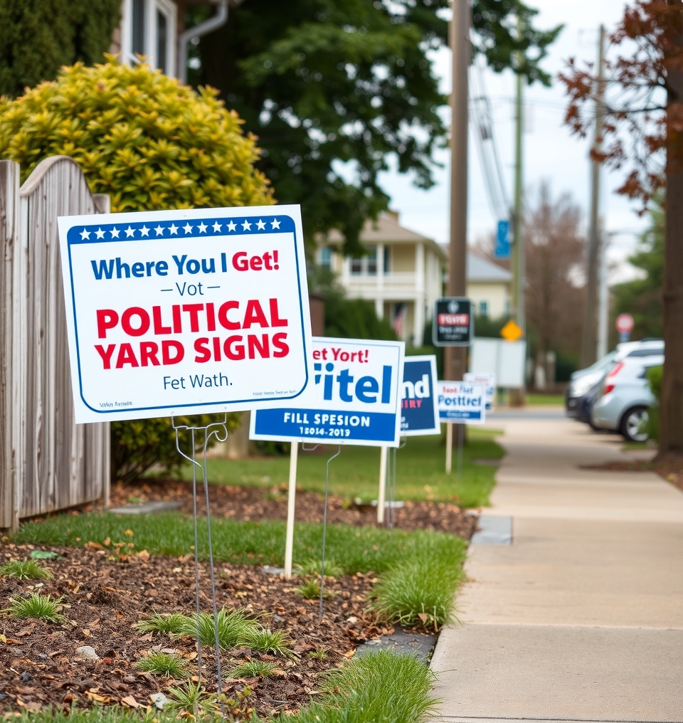 Where Do I Get Political Yard Signs Guide