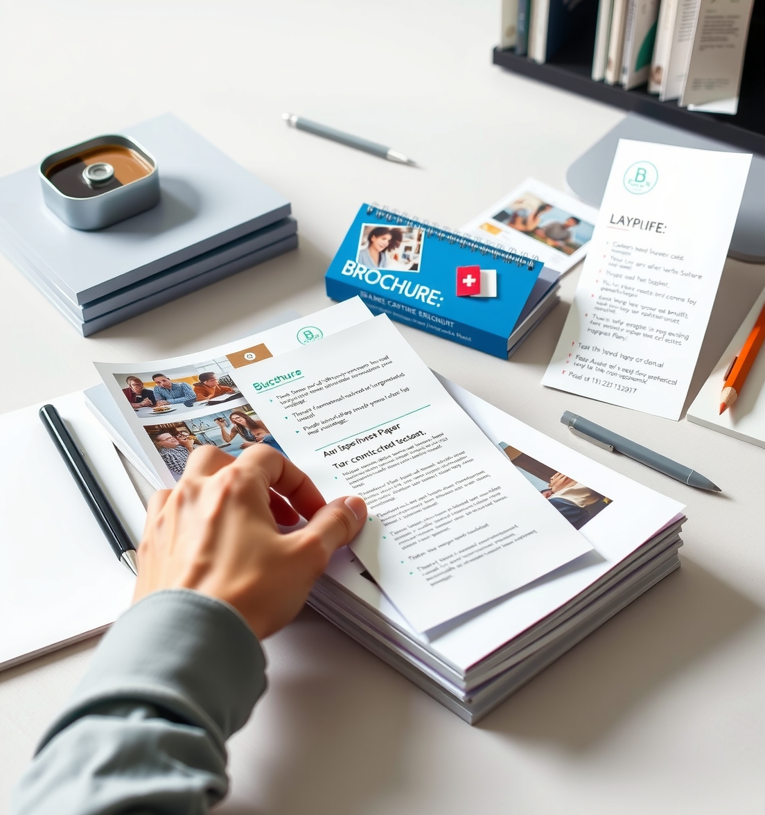 Preparation visual for Brochure Printing Costs