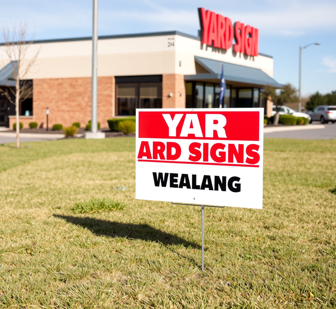 Checklist for Yard Signs Company Near Me Guide