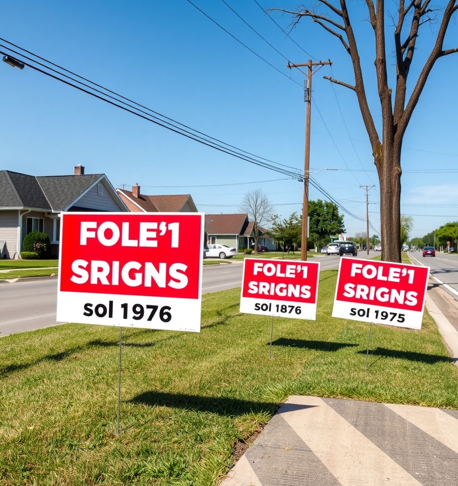 18 X 24 Yard Signs Cheap