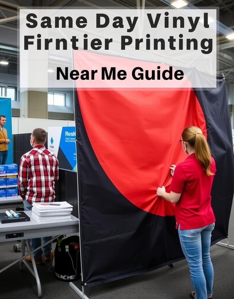 Evaluating the best Same Day Vinyl Banner Printing Near Me Guide environment