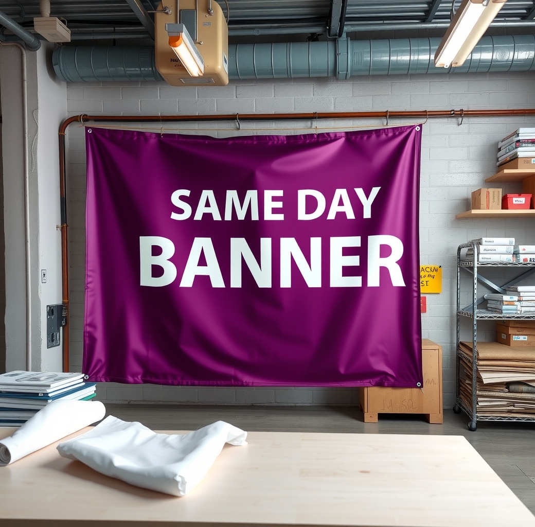 Checklist for Same Day Vinyl Banner Printing Near Me Guide