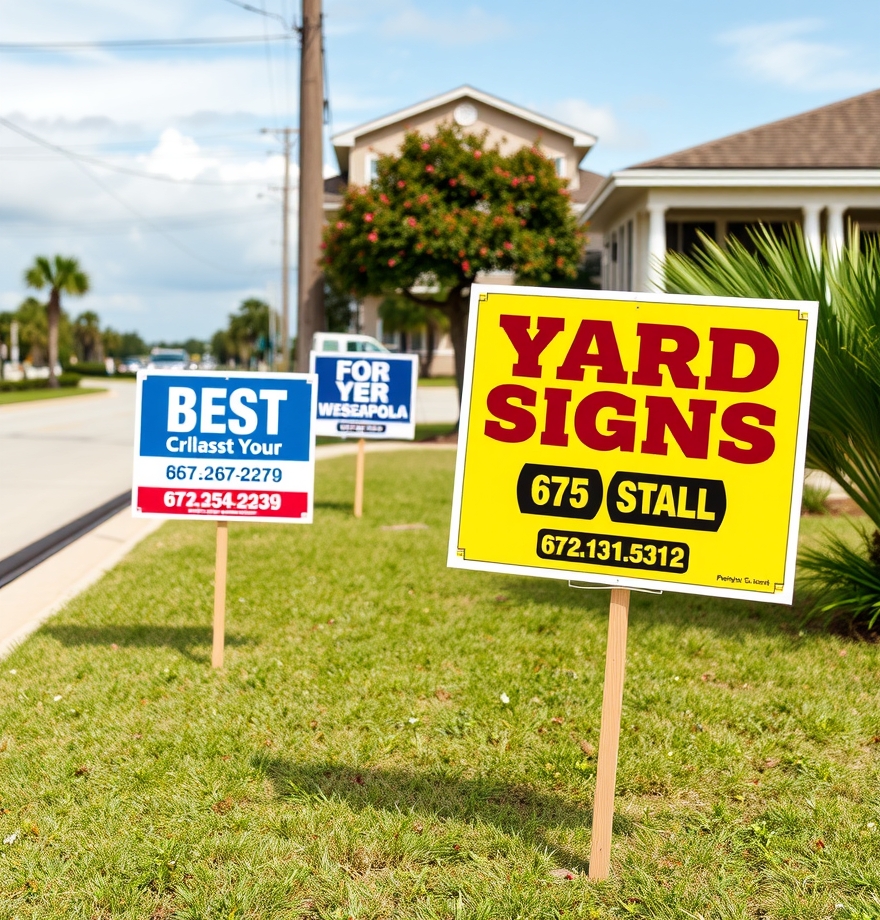 Yard Signs Pensacola Guide