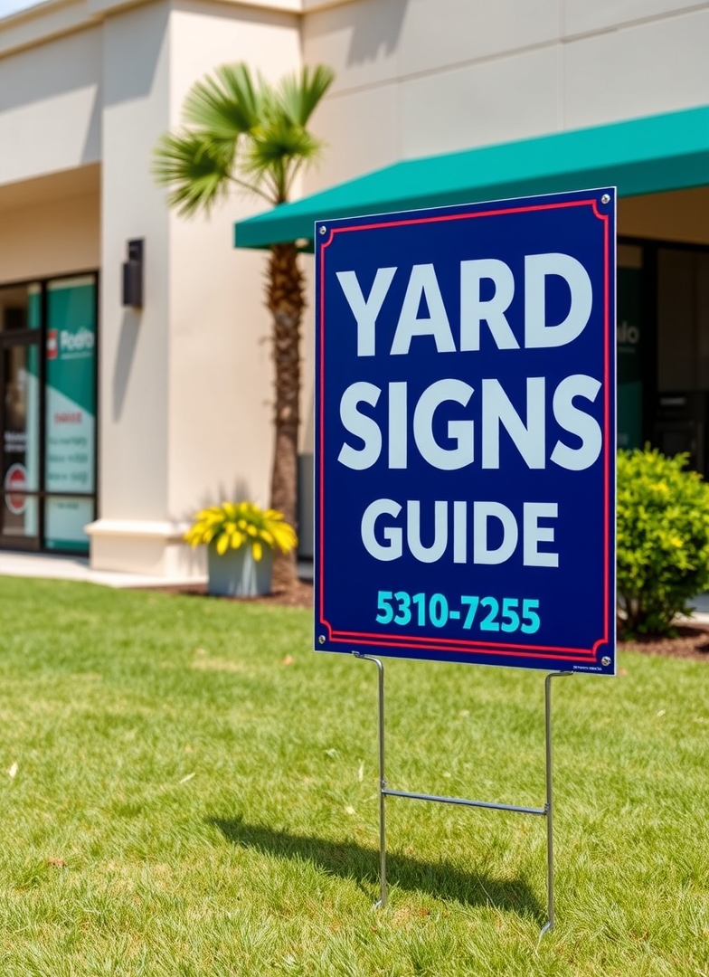 Evaluating the best Yard Signs Pensacola Guide environment