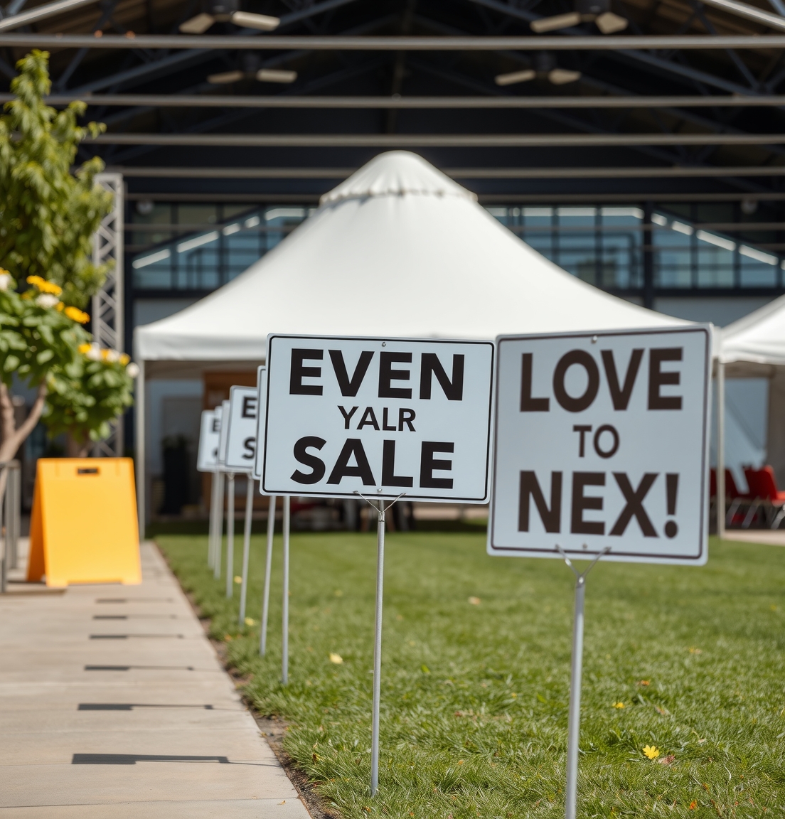 Evaluating the best Event Yard Signs environment