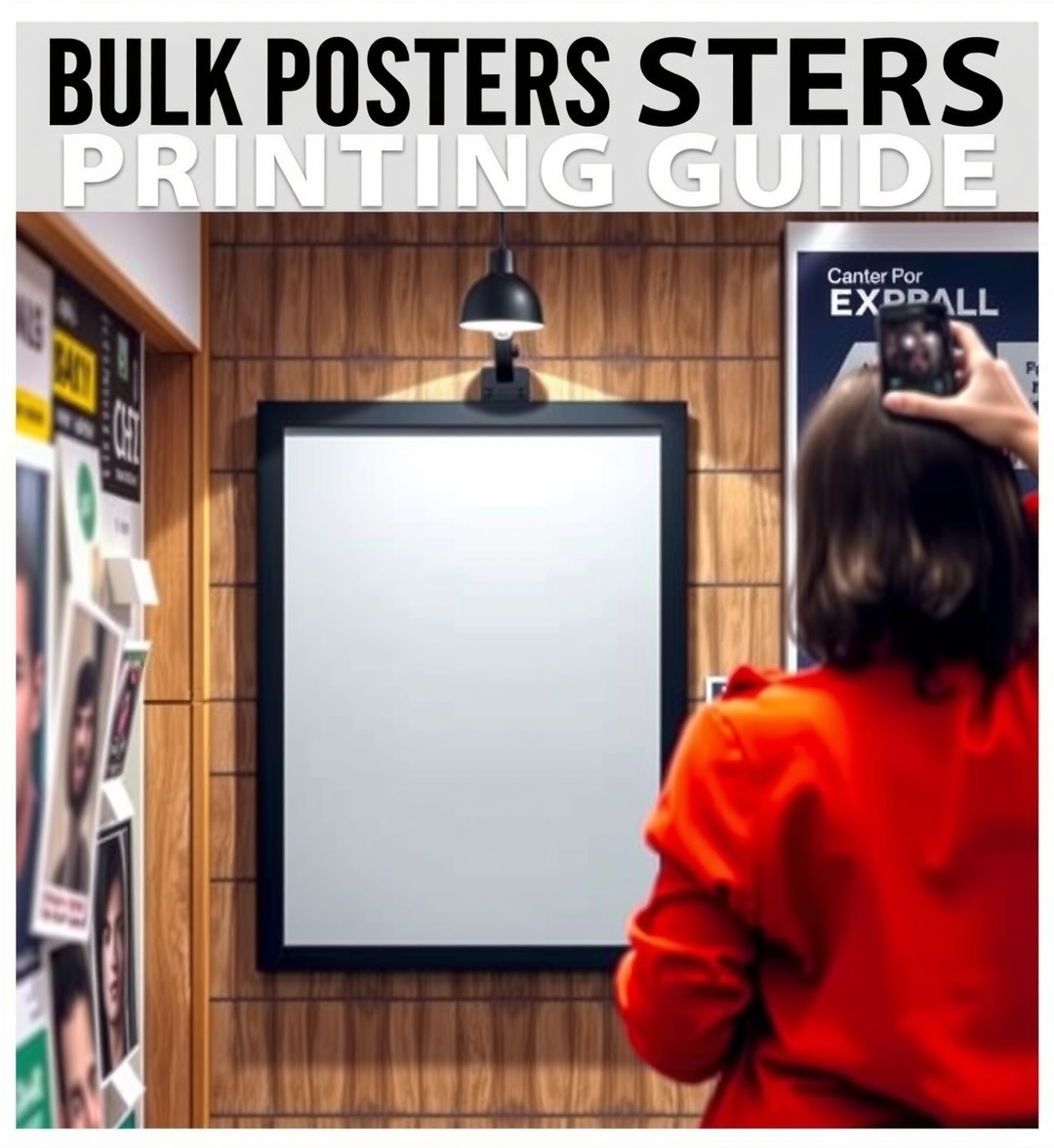 Checklist for Bulk Posters Printing Guide