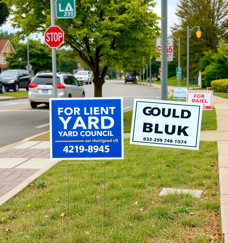 City Council Yard Signs Guide