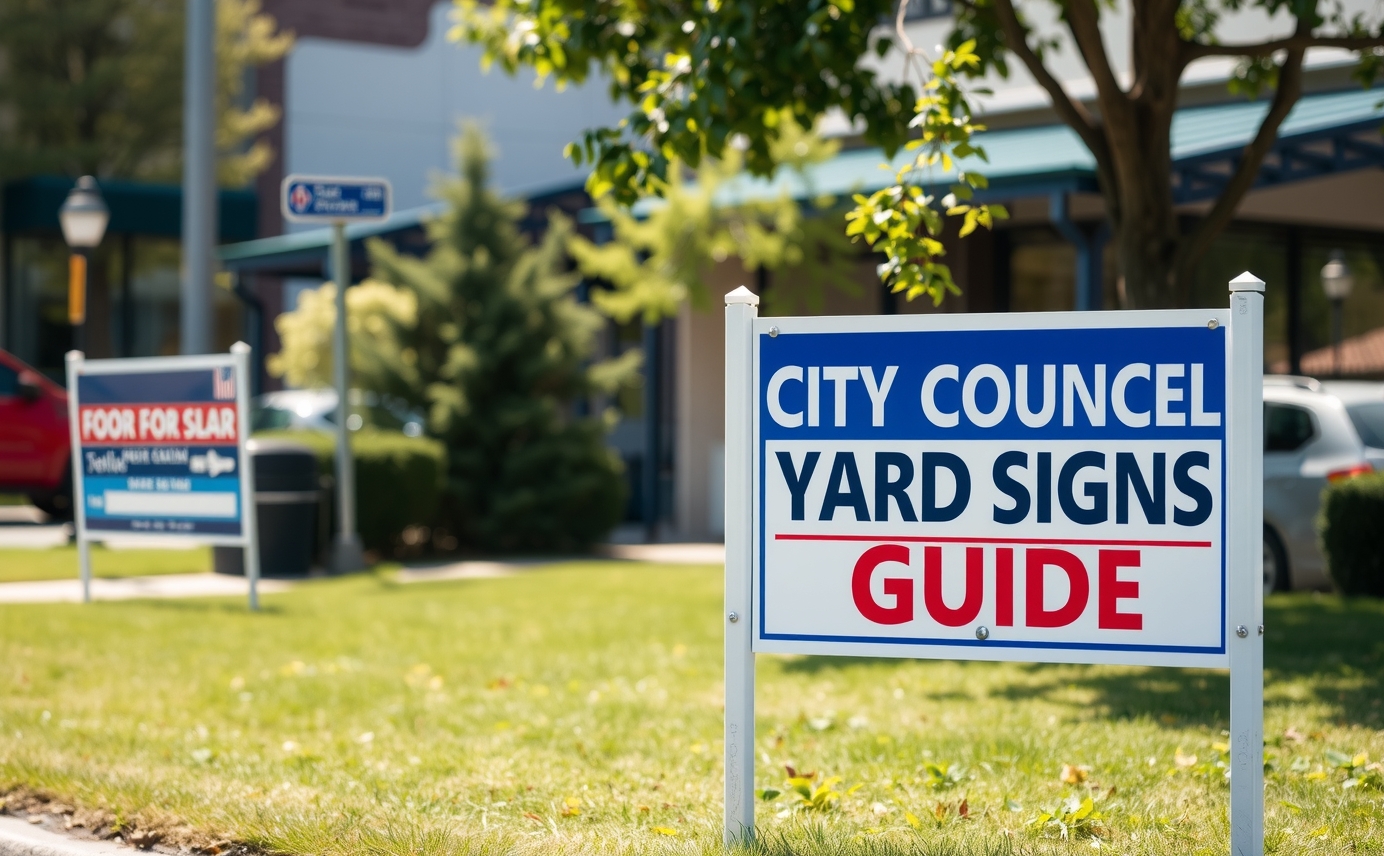 Checklist for City Council Yard Signs Guide