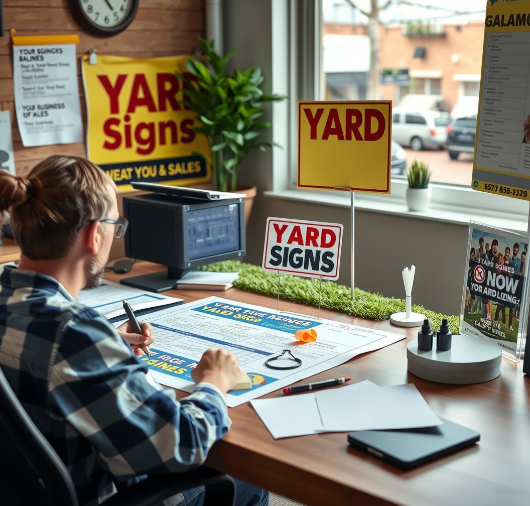 Checklist for Yard Signs Made Guide