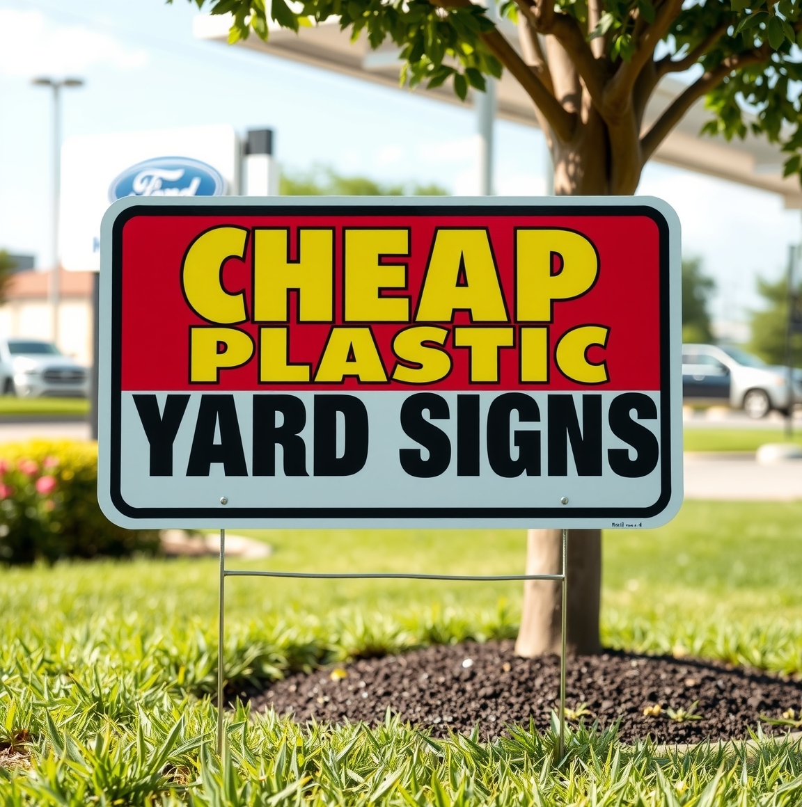 Preparation visual for Cheap Plastic Yard Signs