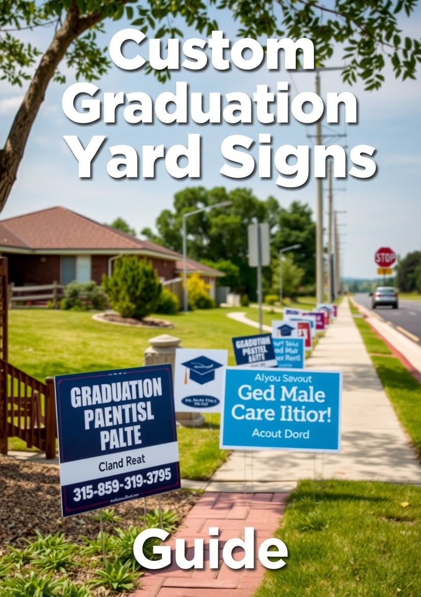 Custom Graduation Yard Signs Guide hero image