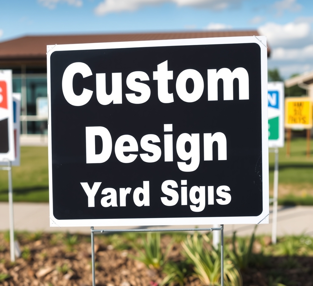 Evaluating the best Custom Design Yard Signs environment