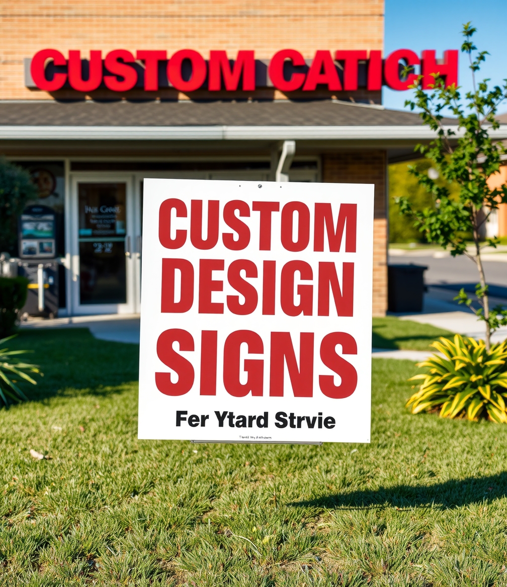 Checklist for Custom Design Yard Signs