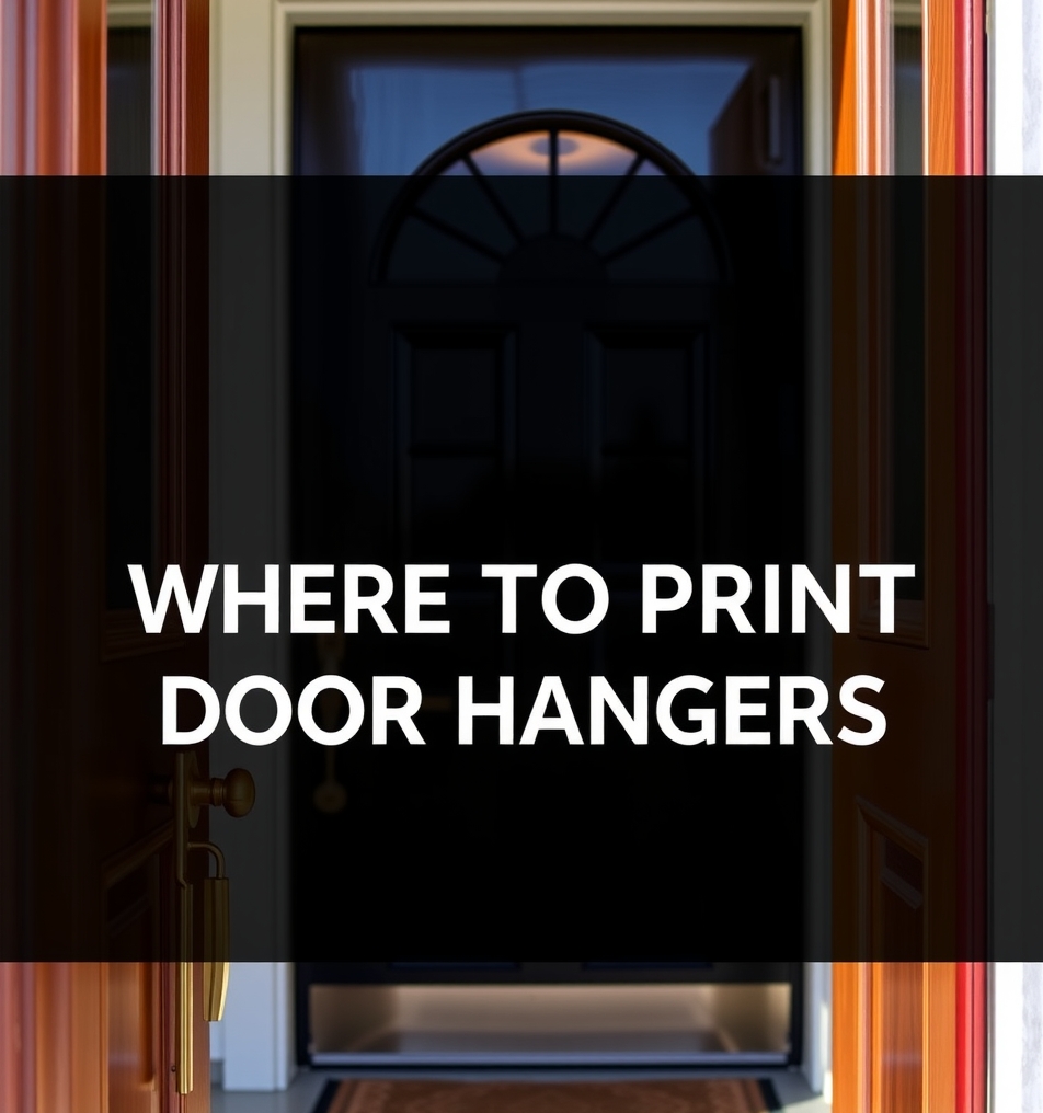 Checklist for Where to Print Door Hangers Guide