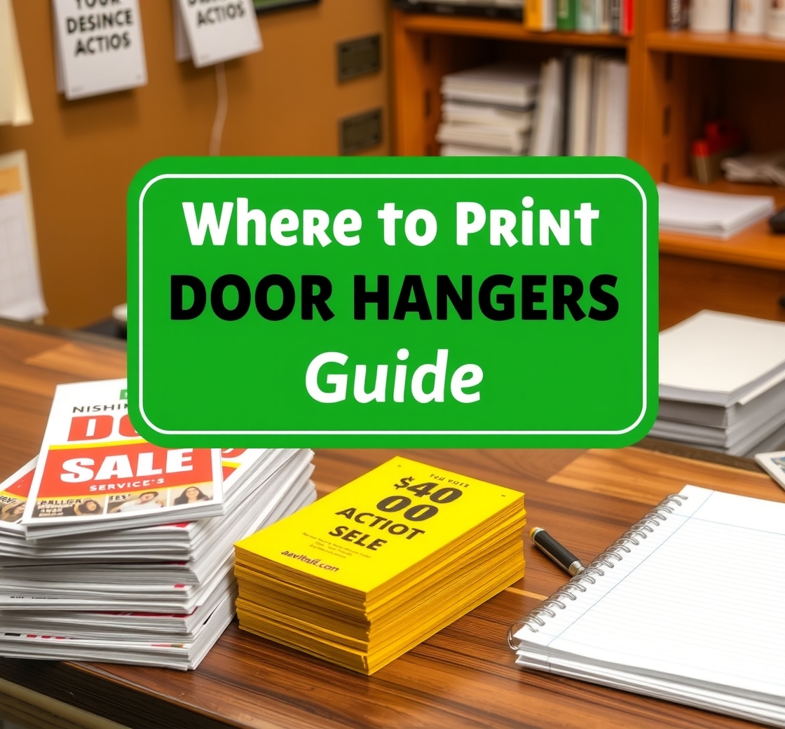 Quality check visual for Where to Print Door Hangers Guide