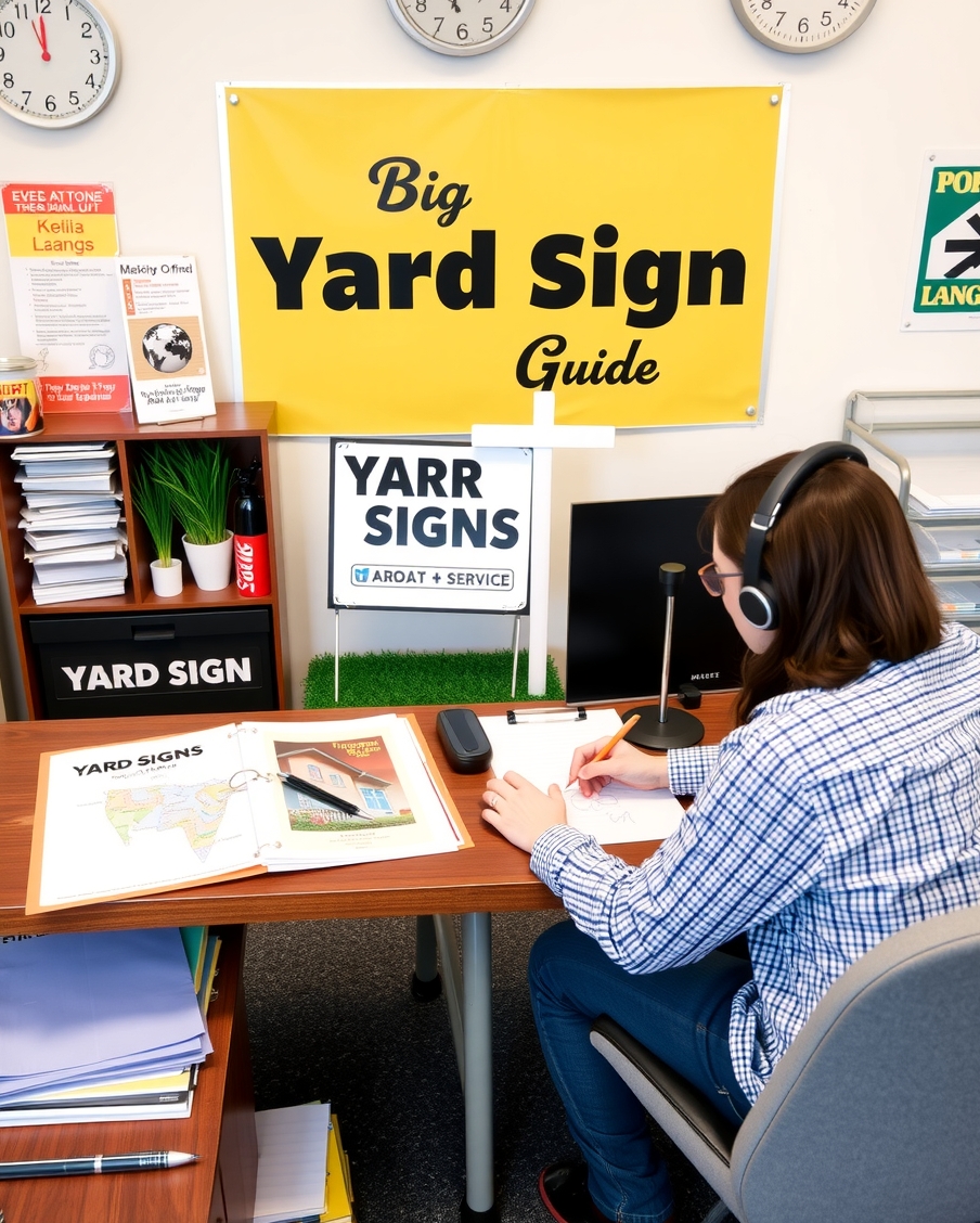 Checklist for Big Yard Signs Guide