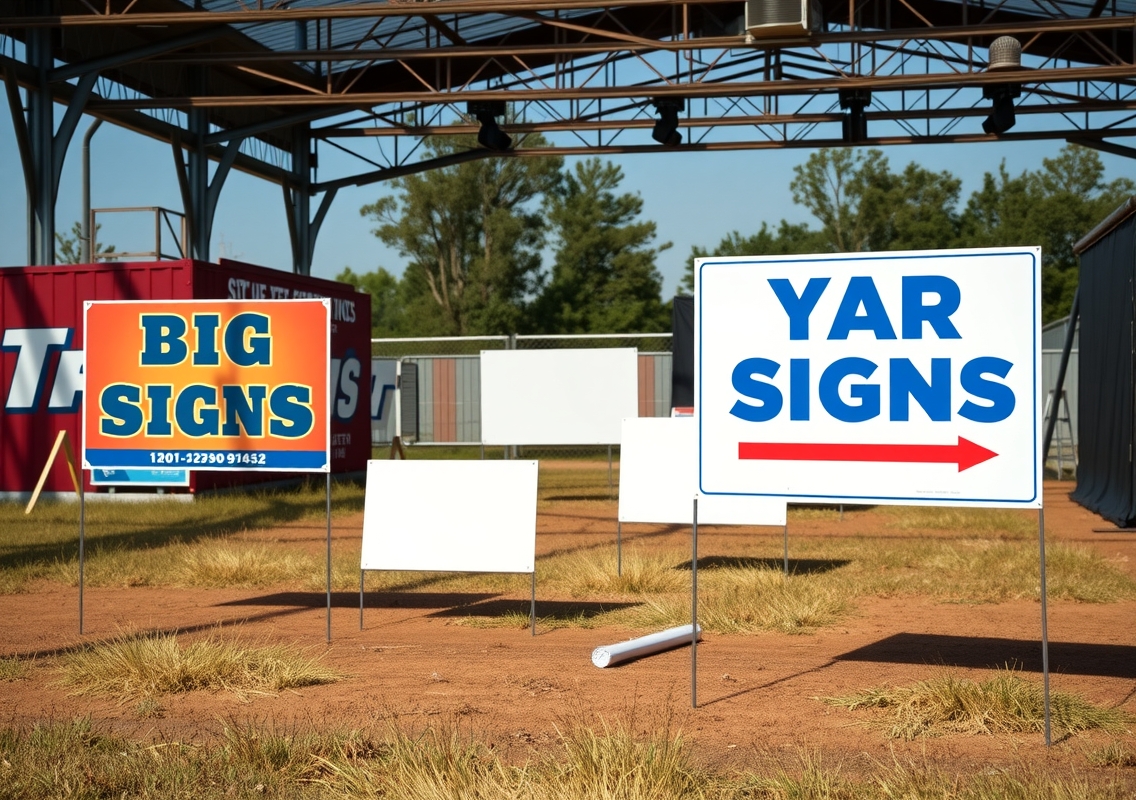 Preparation visual for Big Yard Signs Guide