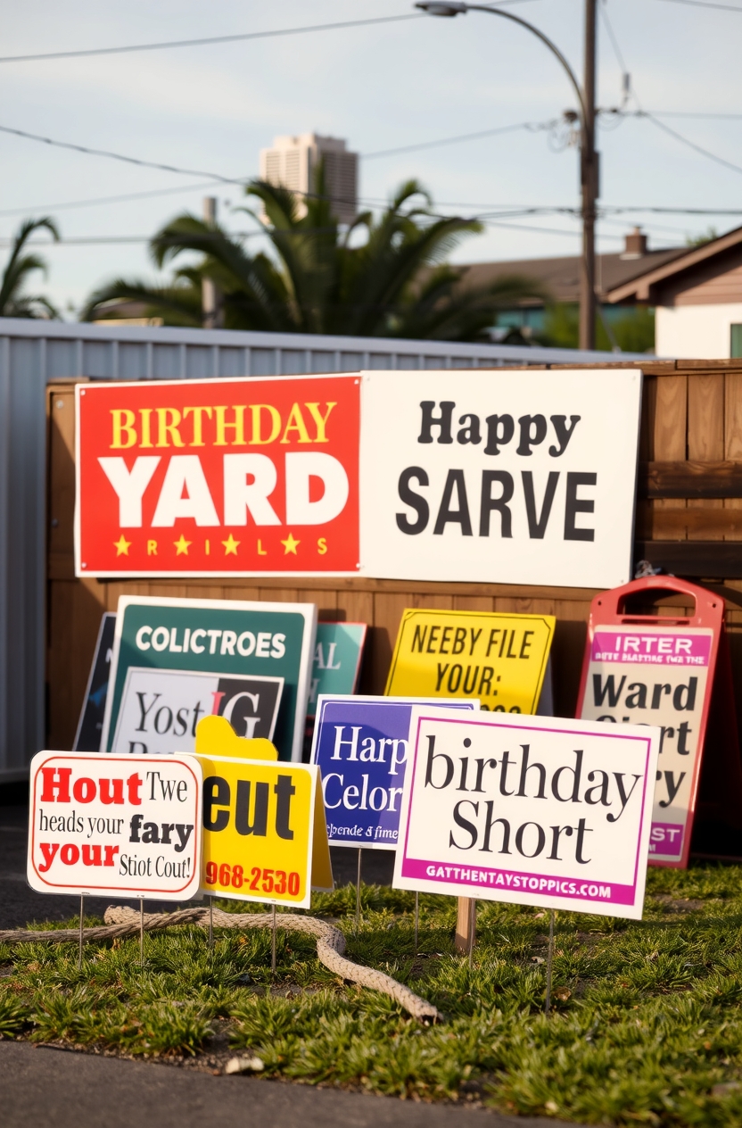 Evaluating the best Birthday Yard Signs Rentals Near Me Guide environment