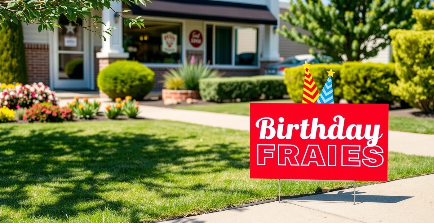 Checklist for Birthday Yard Signs Rentals Near Me Guide