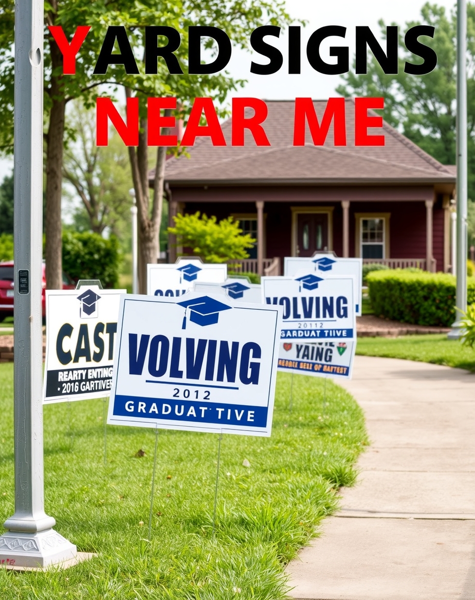 Yard Signs Near Me Graduation Guide