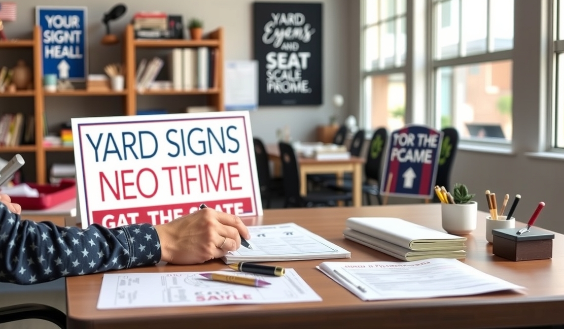 Quality check visual for Yard Signs Near Me Graduation Guide