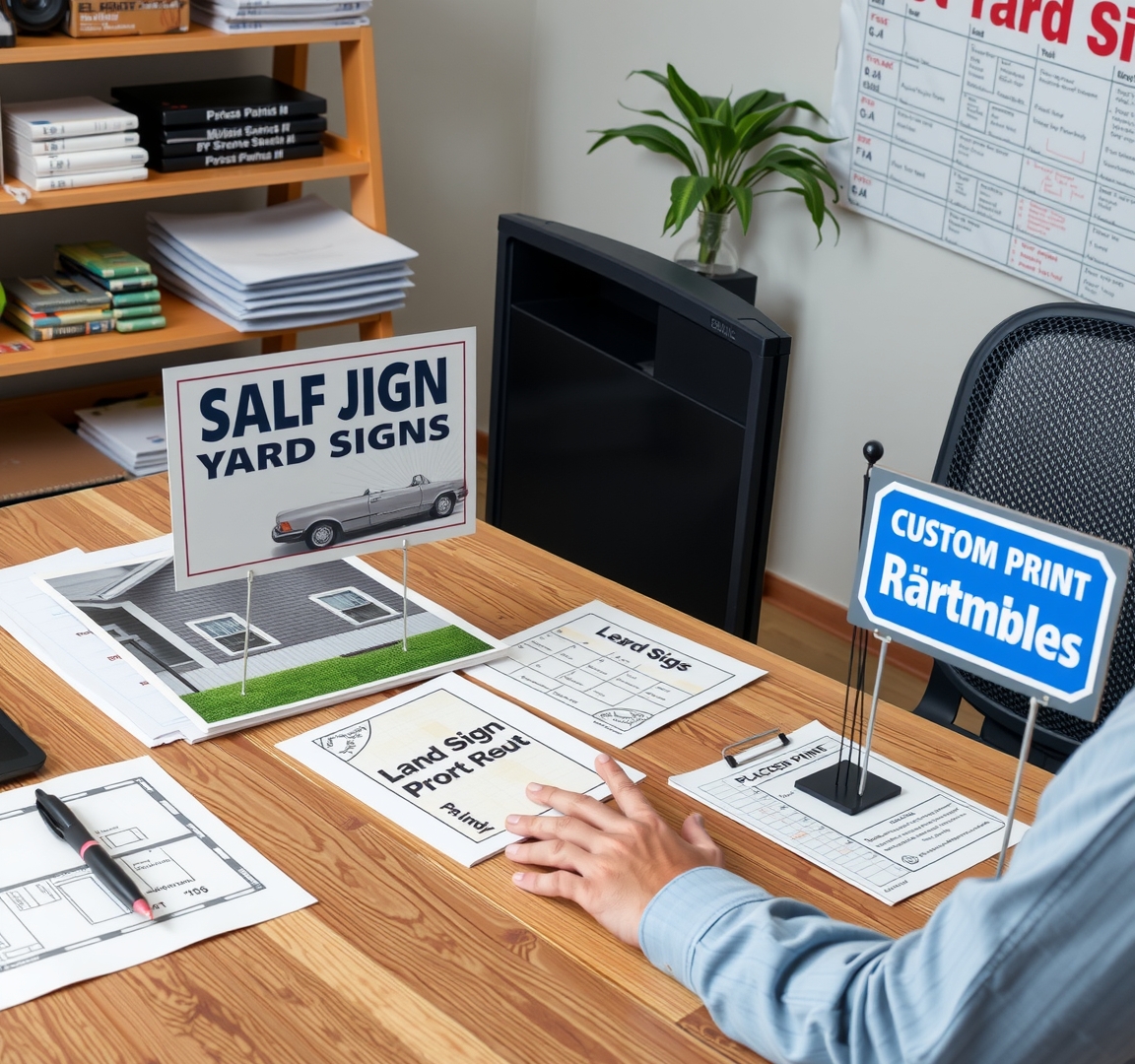 Preparation visual for Custom Print Yard Signs Guide