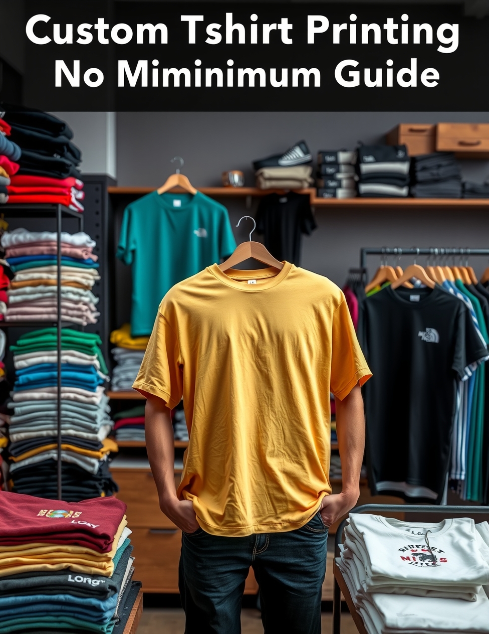 Custom Tshirt Printing No Minimum Guide