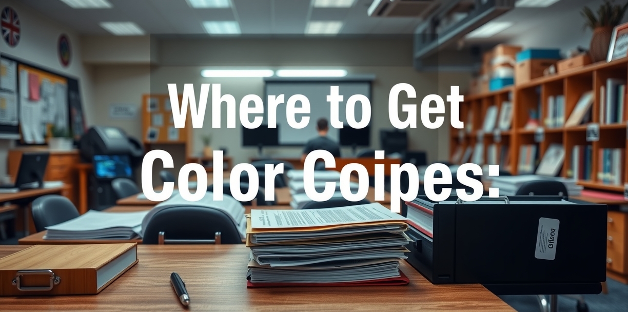 Where to Get Color Copies Guide
