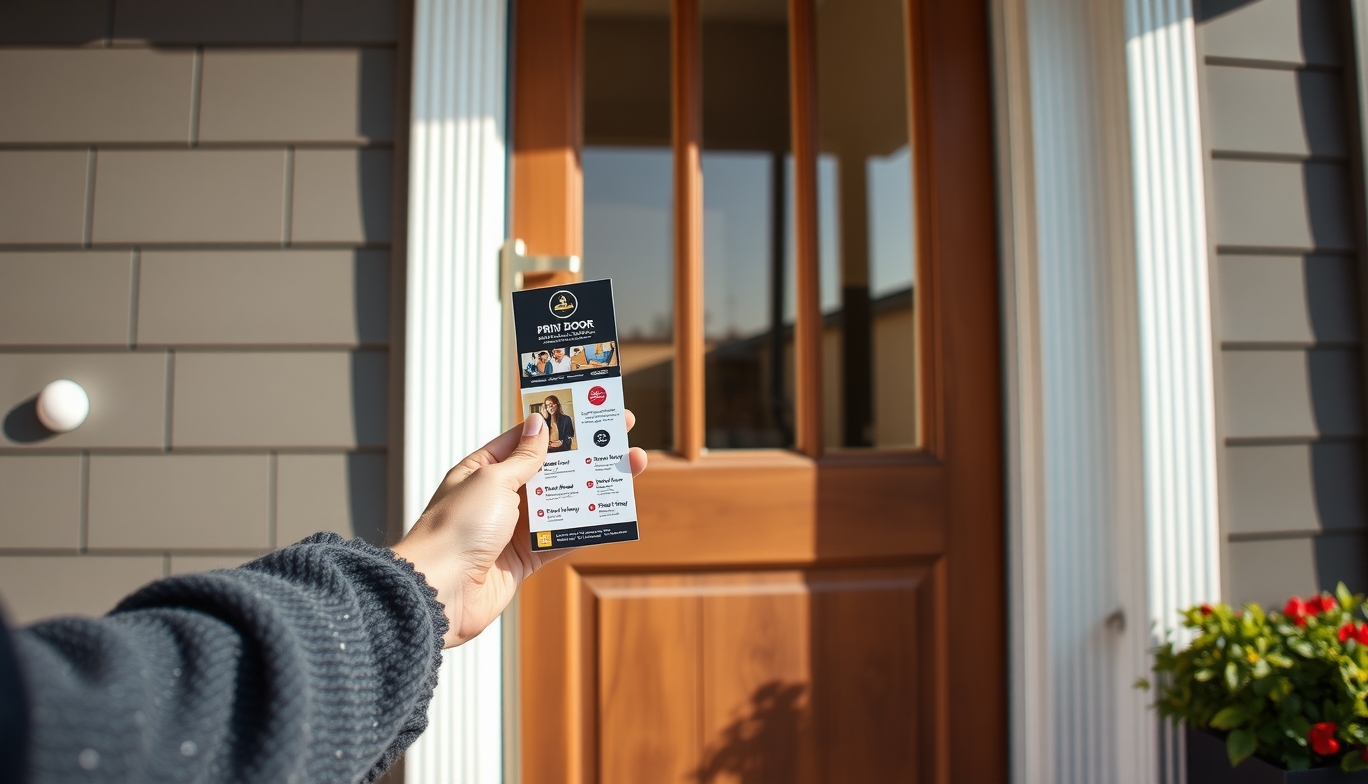 Preparation visual for Print Door Hangers Near Me Guide