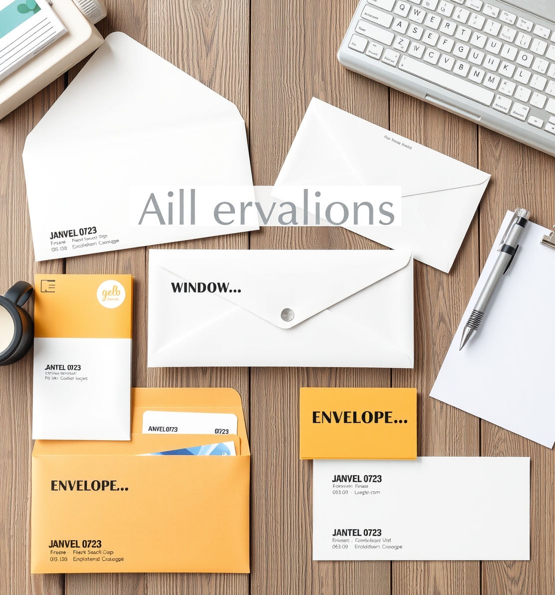 Preparation visual for Envelope Printing Template Google Docs Guide