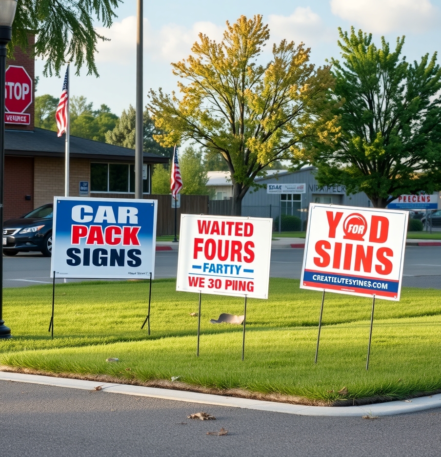 Evaluating the best Create Yard Signs environment