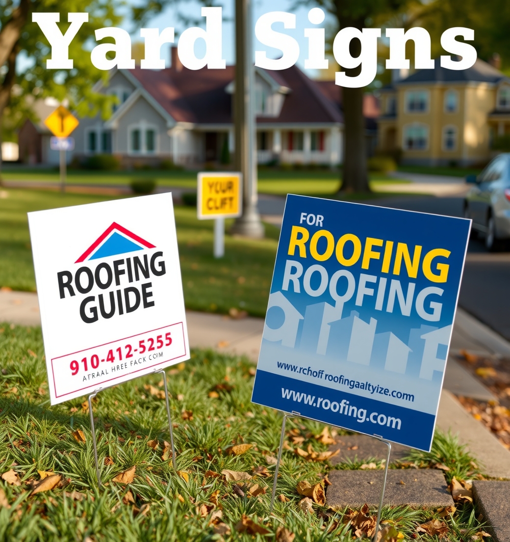Yard Signs for Roofing Guide