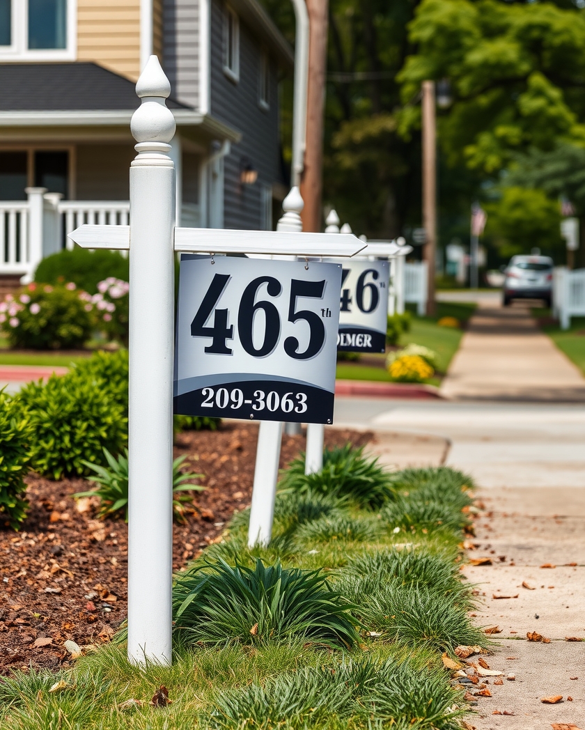 House Number Yard Signs Guide