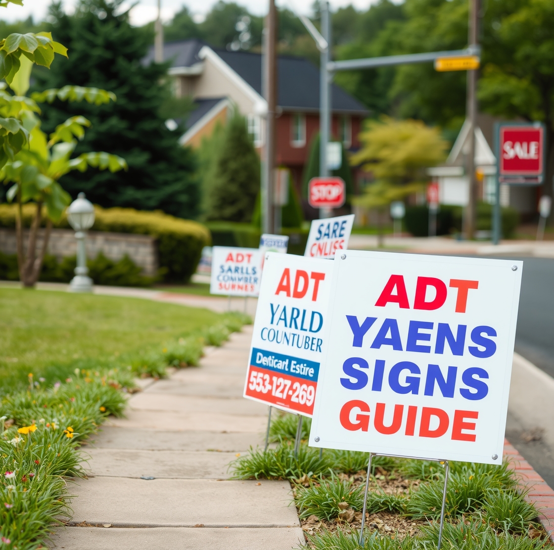 Adt Yard Signs Guide
