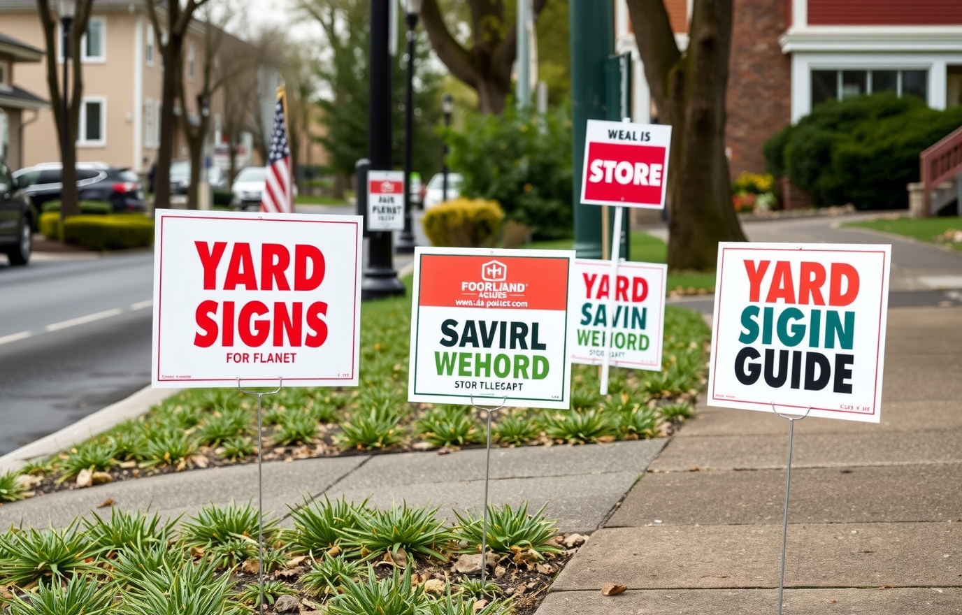 Preparation visual for Yard Signs Portland Guide