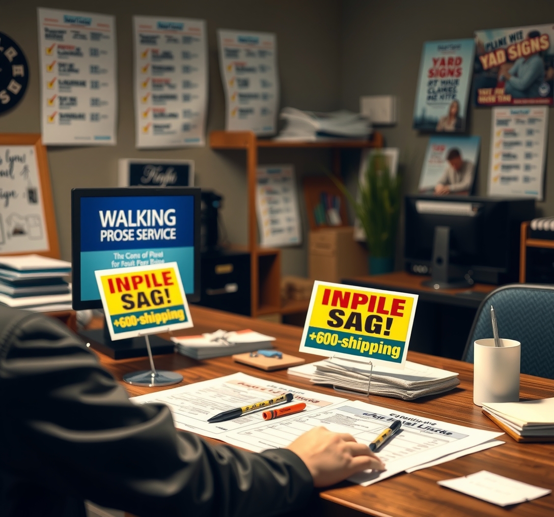 Quality check visual for Yard Signs Cheap Free Shipping