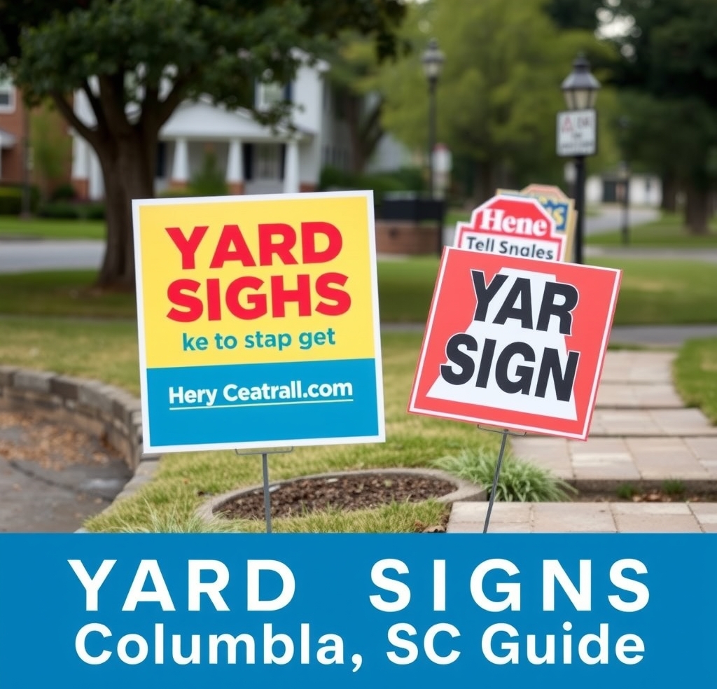 Yard Signs Columbia Sc Guide