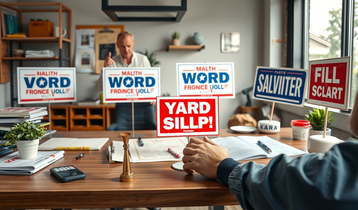 Checklist for Campaign Yard Signs Cheap