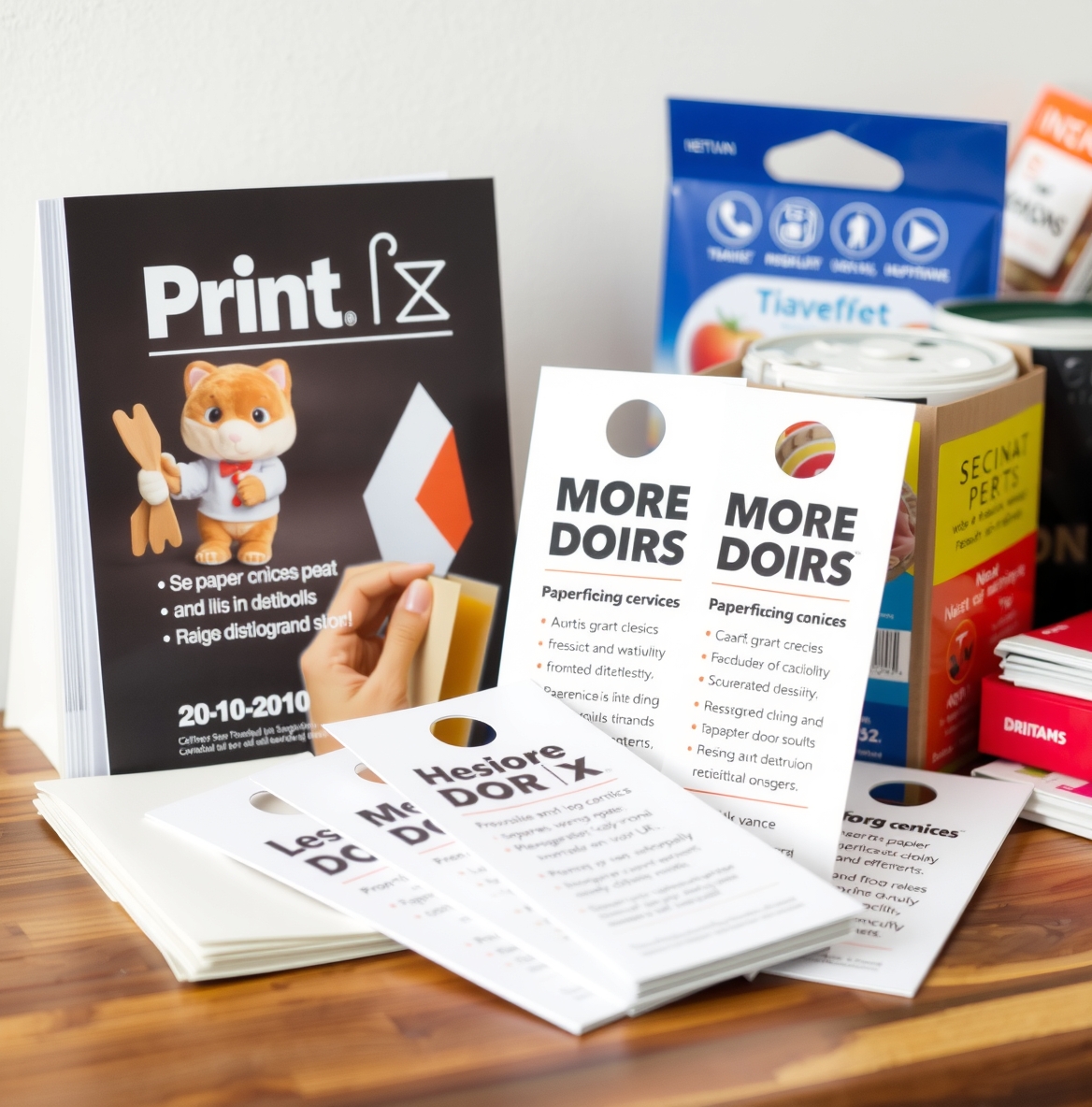 Preparation visual for Print Door Hangers Cheap