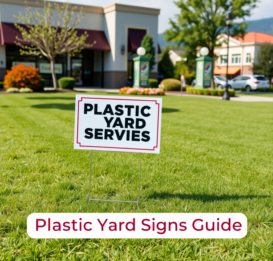 Checklist for Plastic Yard Signs Guide