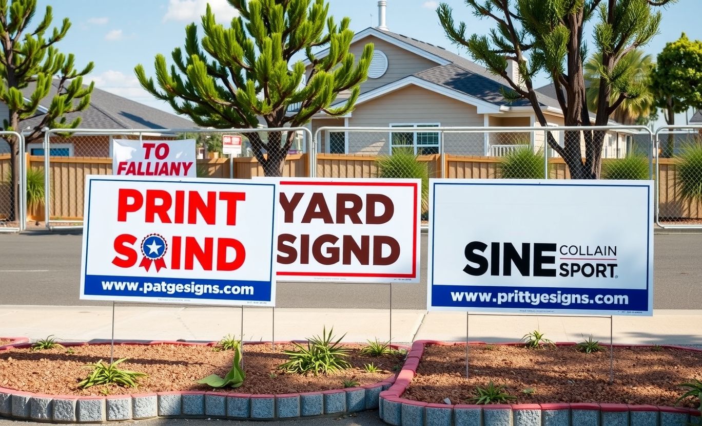 Checklist for Print Yard Signs Cheap